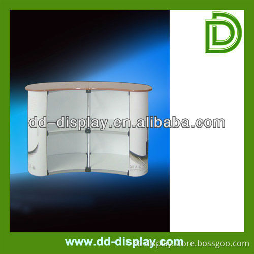 cheap custom pop up counter stand